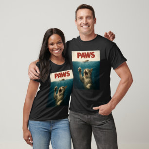 Camiseta Gato de parodia Patas persiguiendo a un ratón asus
