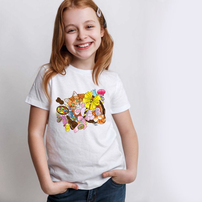 Camiseta Gato de Pascua Naranja (Subido por el creador)