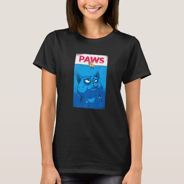 Camiseta Gato de PAWS (Anverso)