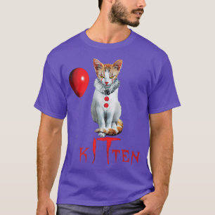Camiseta Gato de payaso Gato Gatito Halloween