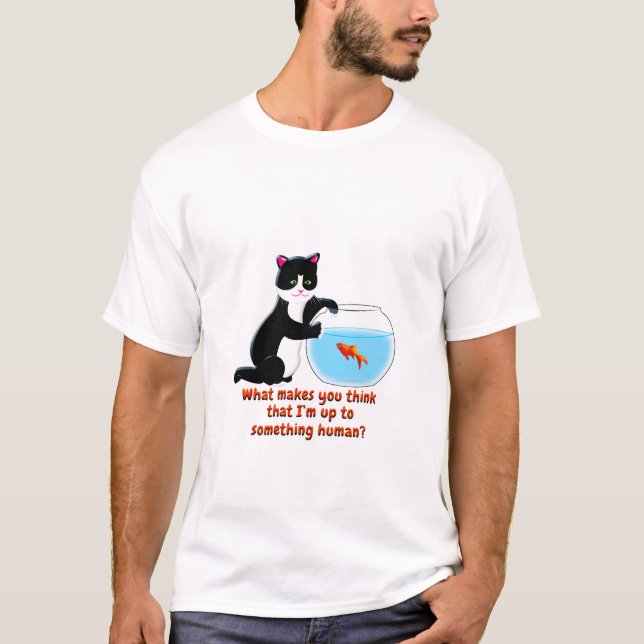 Camiseta Gato de pecera (Anverso)