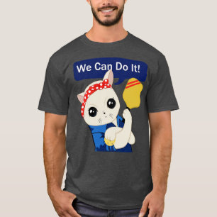 Camiseta Gato de pelletería Podemos hacerlo