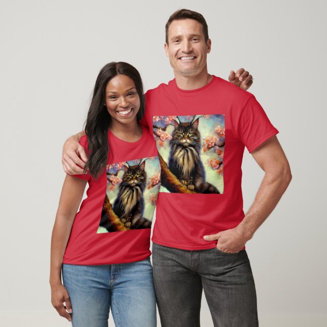 Camiseta Gato de pelo largo oriental (Unisexo)