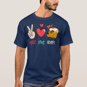 Camiseta Gato de perro de rescate - Amante animal Mascota