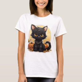 Camiseta Gato de Personalizado Guay Halloween