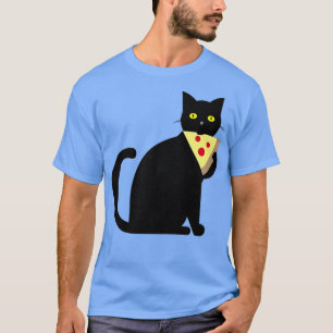 Camiseta Gato de pimientos Pepperoni Pizza Gato Enamorado A