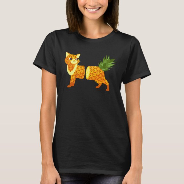 Camiseta Gato de Piña (Anverso)