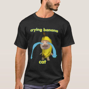 Camiseta Gato de plátano en llanto