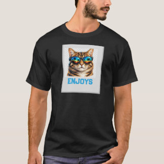 Camiseta Gato de playa