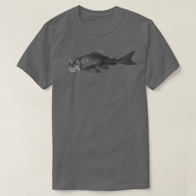 Camiseta gato de pleco (Diseño del anverso)