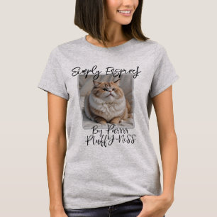 Camiseta Gato de Pluffyness Purrr simplemente espiado