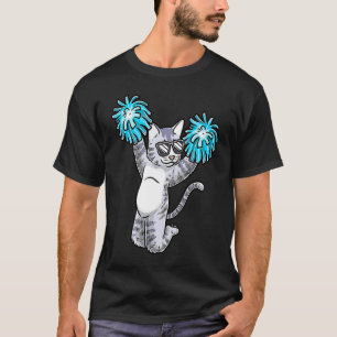 Camiseta Gato de porristas Porrista Volante Porrista Equipo