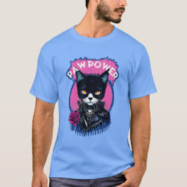 Camiseta Gato de Punk de energía de la palanca
