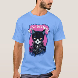 Camiseta Gato de Punk de energía de la palanca