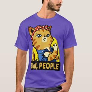 Camiseta Gato De Purrsist Ew, Gente Kitty Gracioso Gato Ama