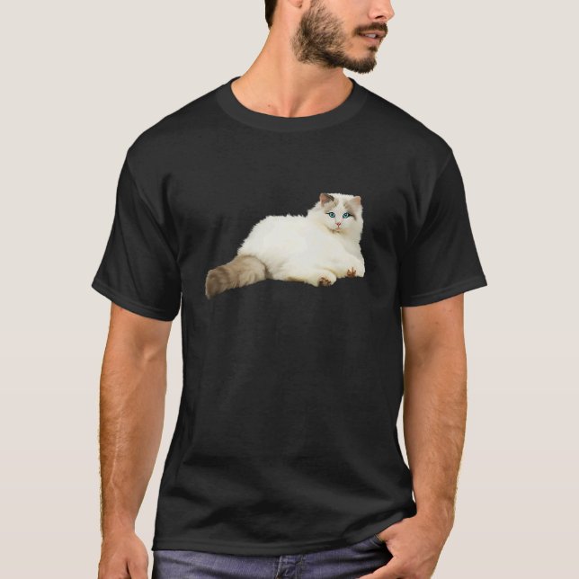 Camiseta Gato de Ragdoll 1 (Anverso)