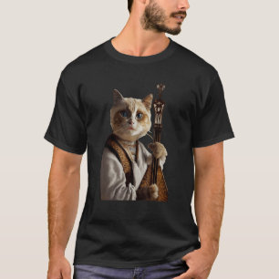 Camiseta Gato de Ragdoll Antropomorfo con juego medieval L
