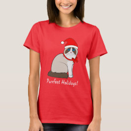 Camiseta ¡Gato de Ragdoll con los días de fiesta de