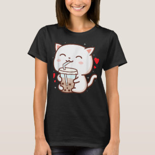 Camiseta Gato de Ramen Japonés de Estilo Vintage Kawaii