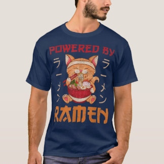 Camiseta Gato de Ramen Kawaii Anime Chicas de regalo de com