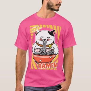 Camiseta Gato de Ramen Kawaii Japón Anime Lover 146