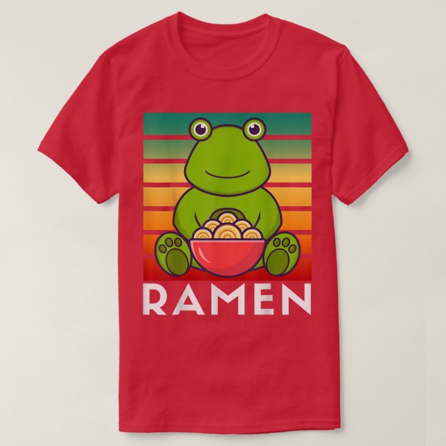 Camiseta Gato de Ramen Neko Anime Kawaii Regalos de Merch J (Diseño del anverso)
