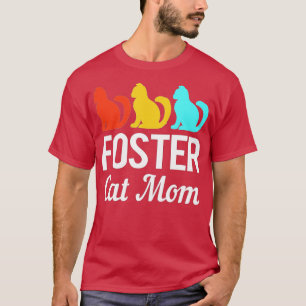 Camiseta Gato de rescate para adopción animal Mamá gato