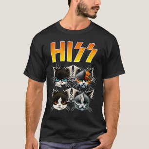 Camiseta Gato de rock de ropa de Rockin de sus gatos