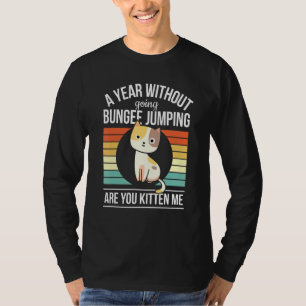 Camiseta Gato De Salto De Bungee Que Dice Jumper De Bungee 