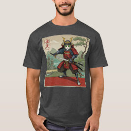 Camiseta Gato de Samurai