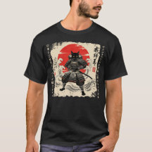 Gato de Samurai gato japonés Gato de anime guerrer