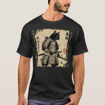 Gato de Samurai gato japonés Gato de anime guerrer