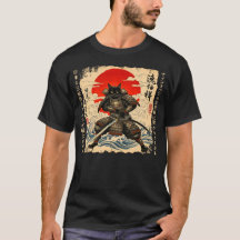 Gato de Samurai gato japonés Gato de anime guerrer