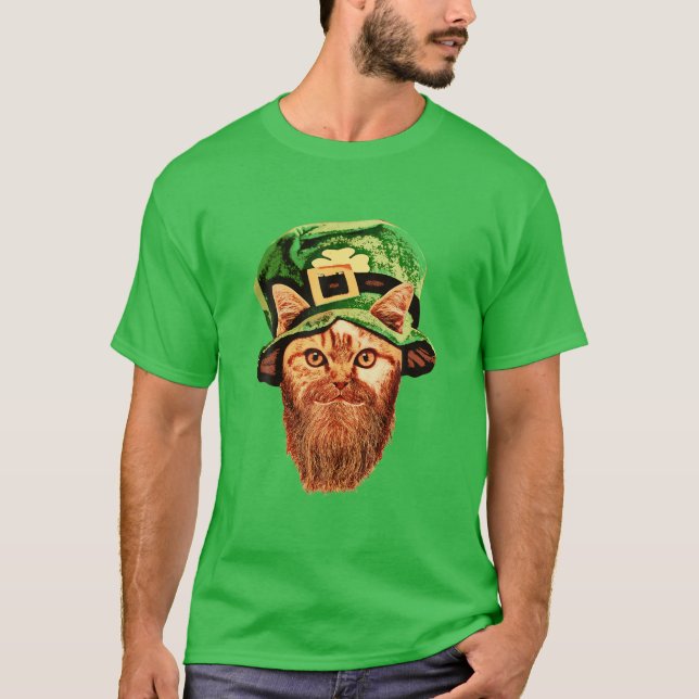 Camiseta Gato de San Patricio (Anverso)