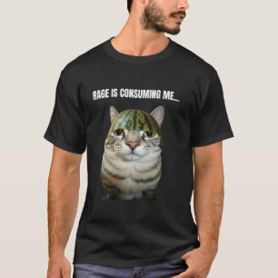 Camiseta Gato de sandía, gato tonto, la rabia del meme me c