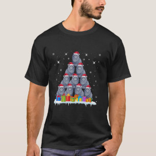 Camiseta Gato de Santa Hat Ragdoll Ama a los hombres Mujere