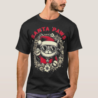 Camiseta Gato de Santa Paws