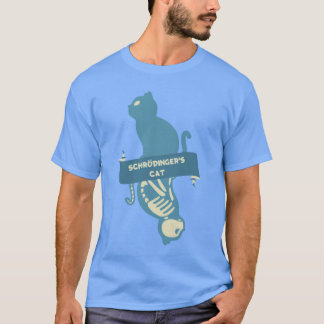 Camiseta gato de Schrdinger fsica schrdinger