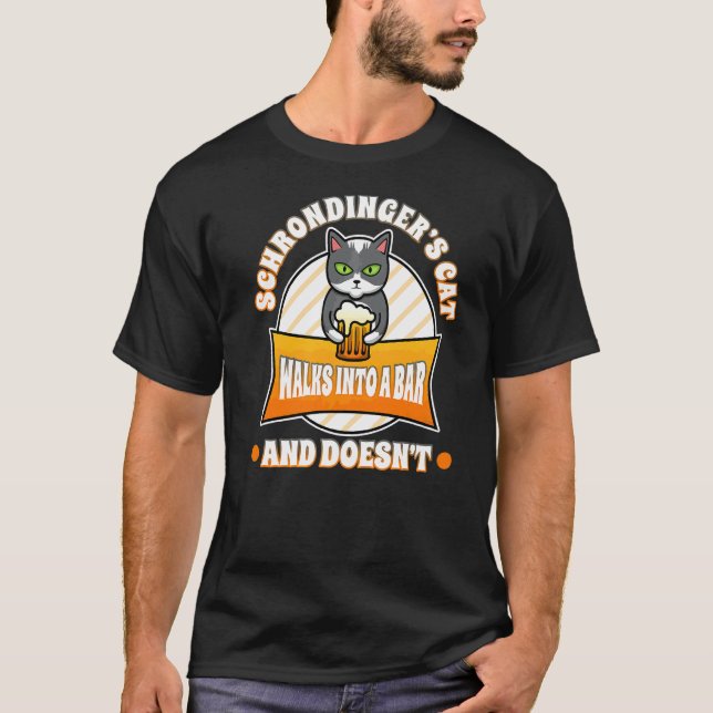 Camiseta Gato de Schrodinger (Anverso)