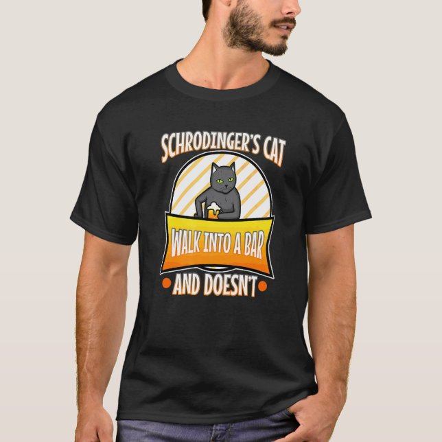 Camiseta Gato de Schrödinger  4 (Anverso)
