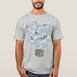 Camiseta Gato de Schrödinger 9 vidas