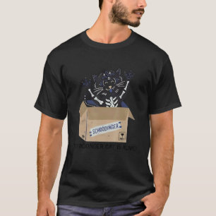 Camiseta Gato de Schrodinger Esqueleto de Gato Día del Gat
