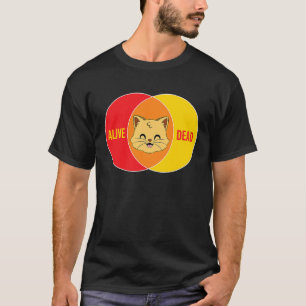 Camiseta gato de Schrodinger muerto o vivo física