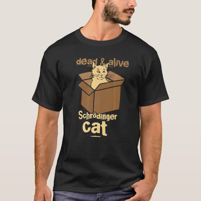 Camiseta Gato de Schrödinger  Schrödinger's Cat (Anverso)