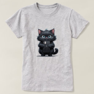 Camiseta Gato de selfie