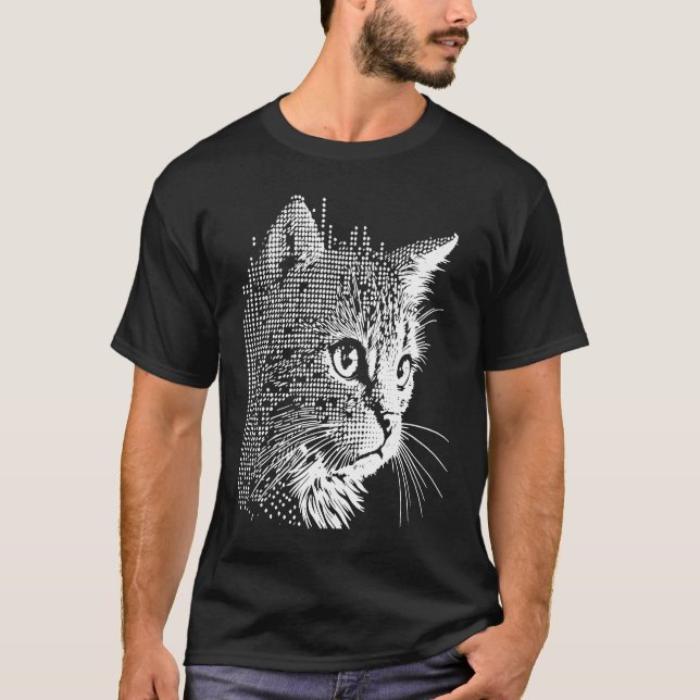 Camiseta Gato de semitono (Anverso)