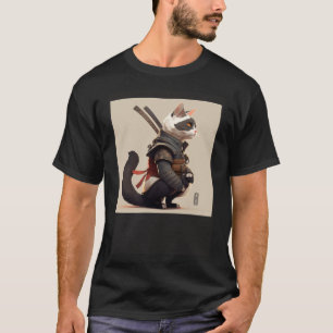 Camiseta Gato de Shinobi generado por IA
