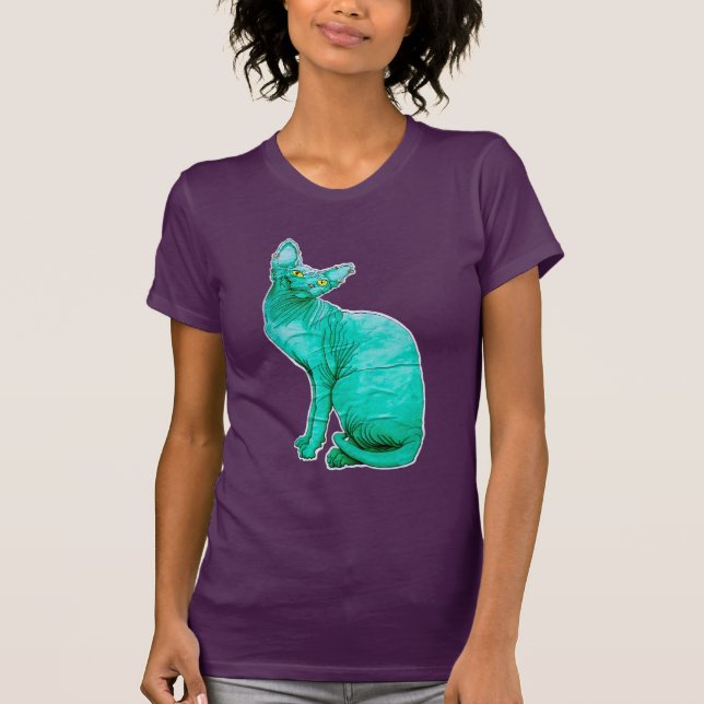 Camiseta Gato de Sphynx (Anverso)