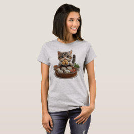 Camiseta Gato De Suma Dim, Gato De Comida