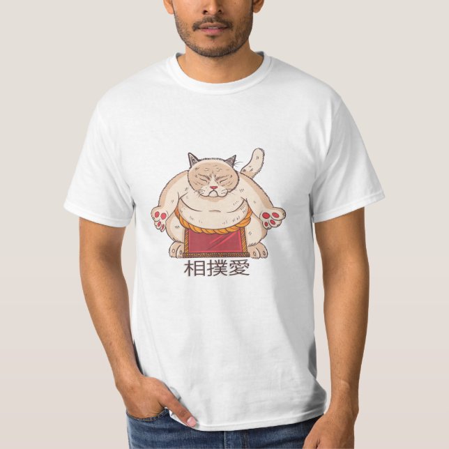 Camiseta Gato de sumo (Anverso)
